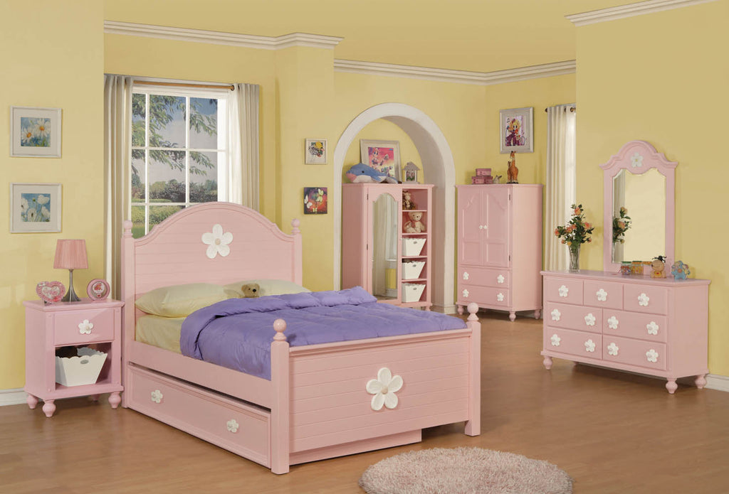 Pink Full Bed Frame
