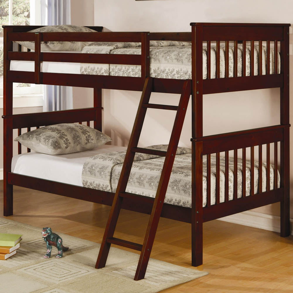 Cappuccino Twin/Twin Bunk Bed