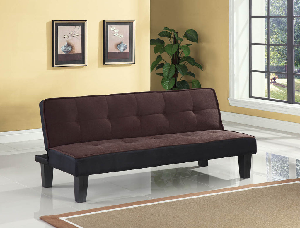 Brown Adjustable Sofa Bed