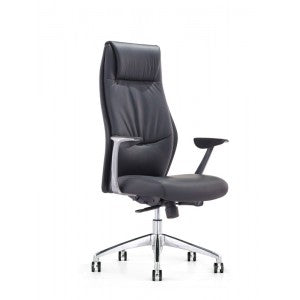 Modrest Dauman Modern Black High-Back Office Chair