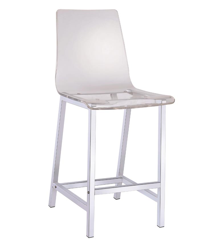 Acrylic Clear Counter Height Stool