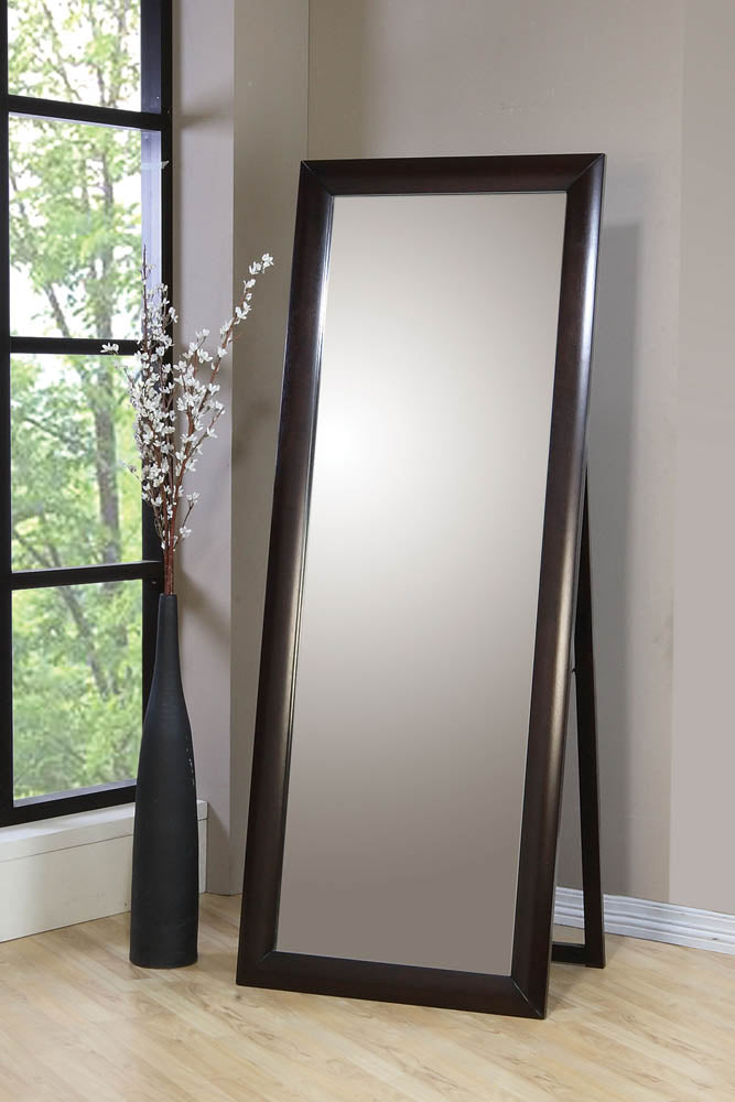 Deep Cappuccino Standing Mirror