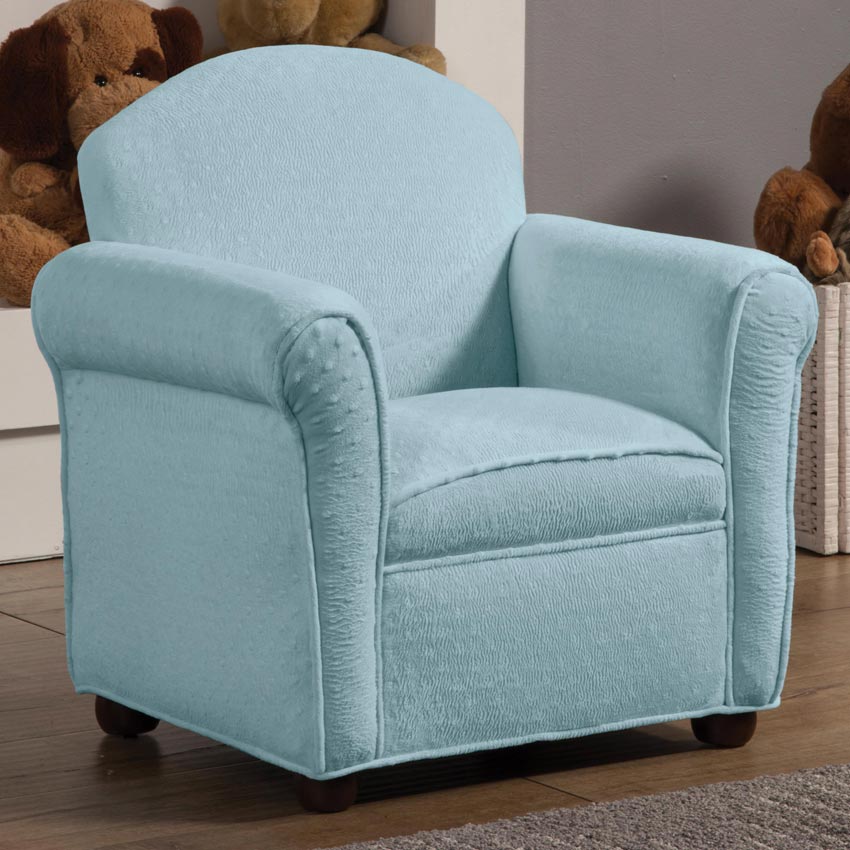 Light Blue Kids Accent Chair