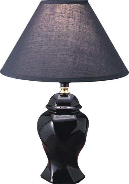 Small Black Finish Table Lamp