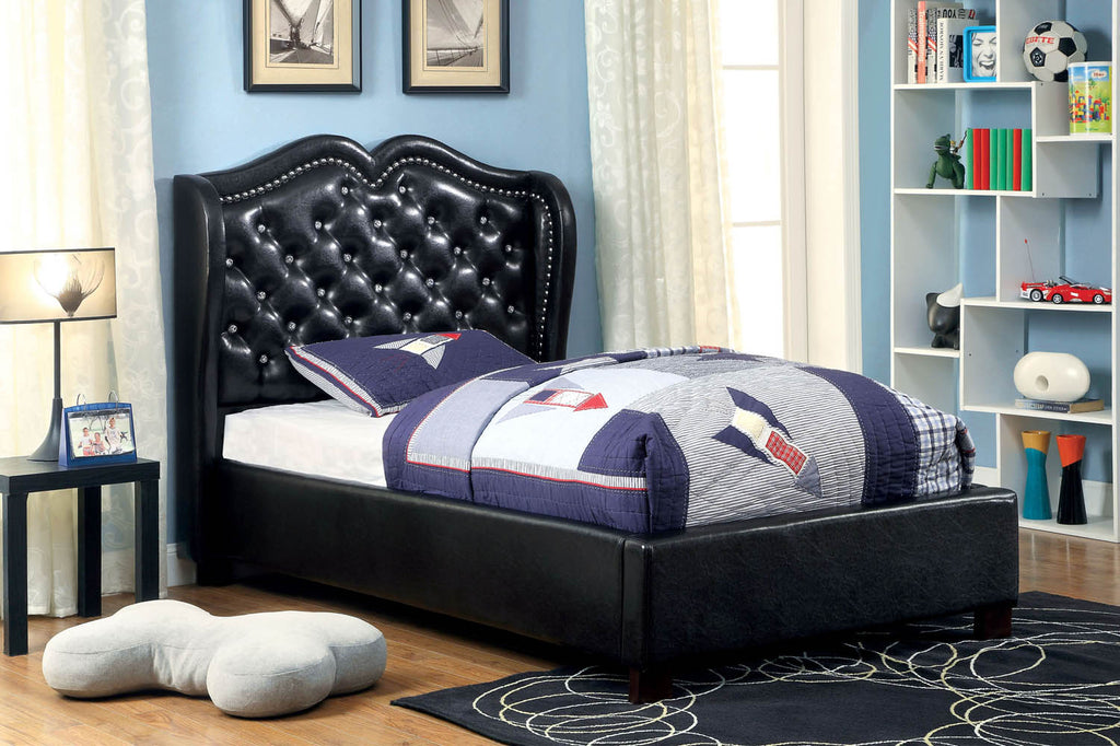 Monroe Black Twin Bed Frame