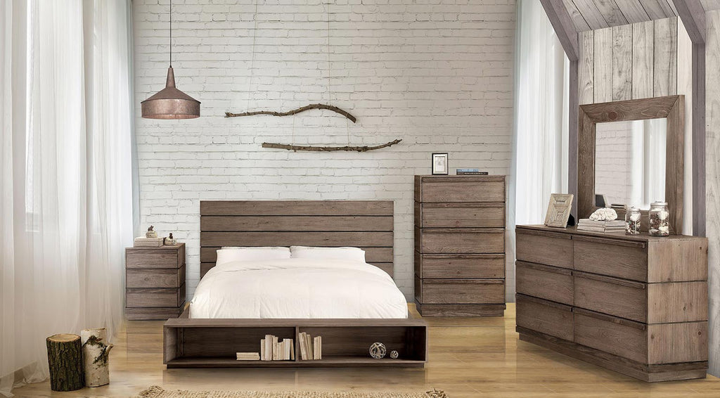 Rustic Style Bed Frame