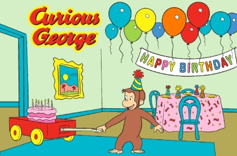 Curious George Birthday Rug