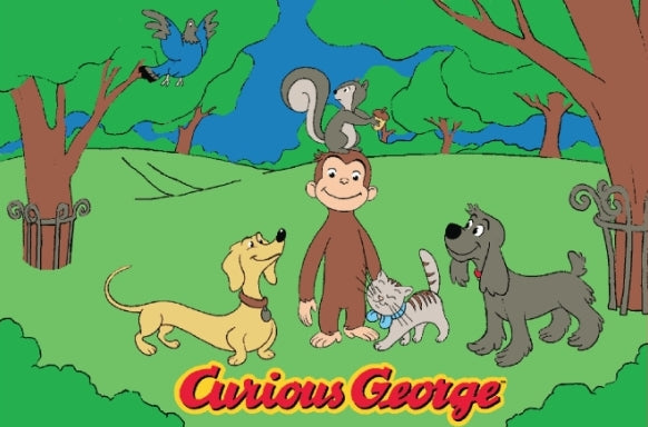 Curious George and Friends Rug