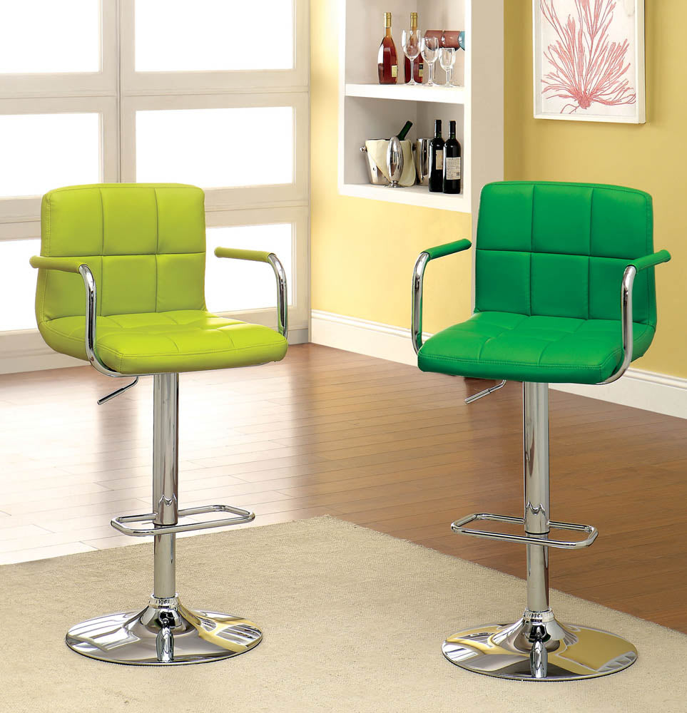 Swivel Barstool with Padded Armrests- color option