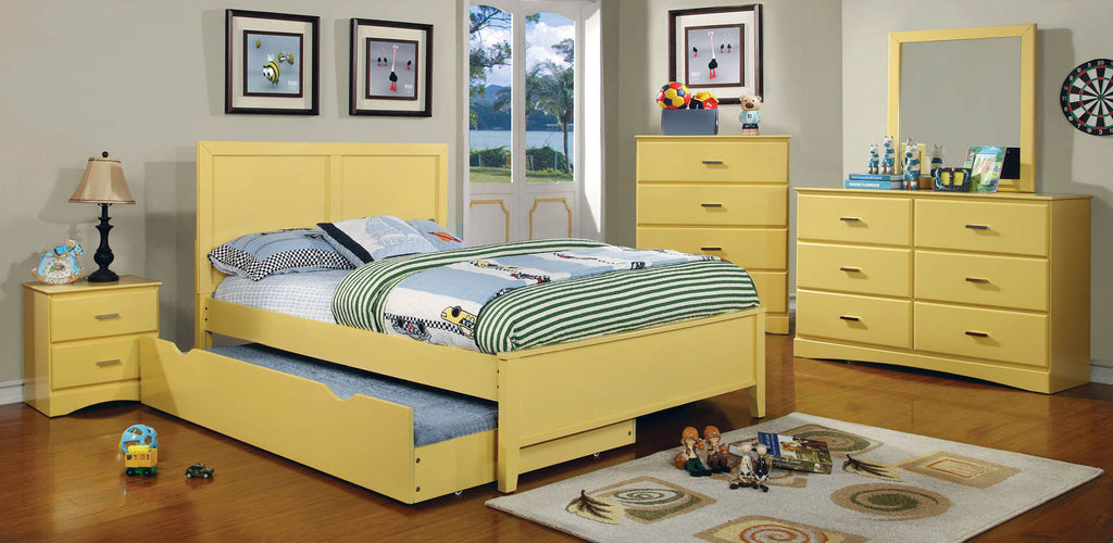 Yellow Twin Bed Frame