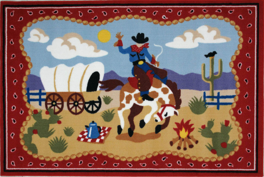 Ride 'Em Children's Rug