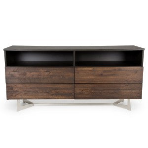 Modrest Wharton Modern Dark Aged Oak Dresser