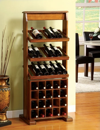 Antique Oak Wine Cabinet