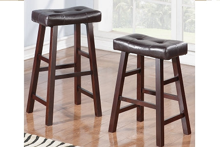 Dark Cherry Finish Stool